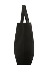 Black cotton bag TOREN-0136-9P(W26) - side view of the product on a white background.