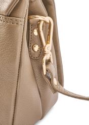 Dark beige leather women's handbag TORES-0911F-1K(W26)