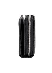 Medium women's wallet with stitching POREC-0442-9P(Z26), side view of the product on a white background.