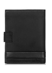 Black folding men's wallet PORMN-0017-99(Z23)-02