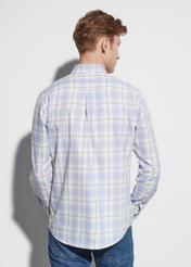 Men's light check shirt KOSMT-0309-15(W23)-02