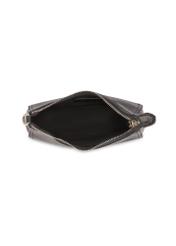 Small black women's handbag TOREC-1134-99(W26), product view inside on white background.