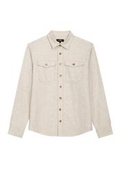 Men's oversized wool shirt KOSMT-0373-1A(Z26)