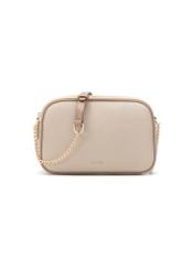 Small beige women's handbag TOREC-1164-1D(W26), front product view on white background.