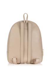 Beige leather women's backpack TORES-0898C-80(W25)-04