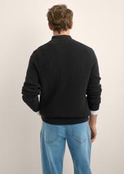 Black men's sweater SWEMT-0175-99(Z26)