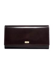 Burgundy women's wallet PL-125-4D(KS), front product view on white background.