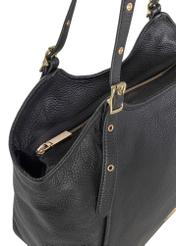 Black leather large women's handbag TORES-1042-99(Z24)-06