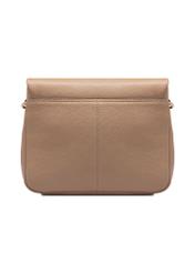 Beige leather women's handbag TORES-0911D-81(W25)-03