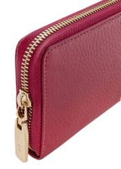 Large pink leather women's wallet PORES-0800B-34(W24)-06