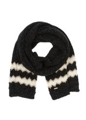 Warm black women's scarf SZADT-0149-99(Z23)-01