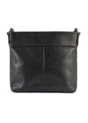 Black leather women's messenger bag TORES-1151-99(Z25)
