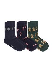 Set of men's Christmas socks ZESMT-0044-15(Z23)-01