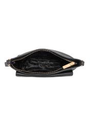 Black leather shoulder bag TORES-1032-99(Z24)-07