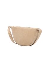 Beige leather semi-circular handbag TORES-1309-0B(W26)