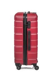 Medium suitcase on wheels WALAB-0067-4D-24(W26), side view of the product on a white background.
