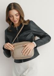 Women's shoulder bag in camel color TOREC-1123-1D(W26)