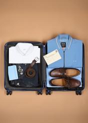 Small suitcase on wheels WALPC-0015-7D-19(W26)