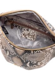 Women's leather waist bag TORES-1166-86(Z25), view of the inside of the product on a white background.