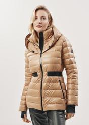 Women's waisted down jacket KURDT-0472-81(Z23)-01