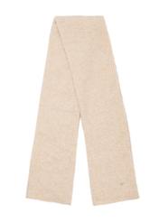 Cream women's scarf with wool SZADT-0224-0C(Z26)