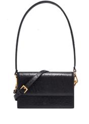 Black women's messenger bag TORES-1390-9P(Z26) - front product view, on a white background.