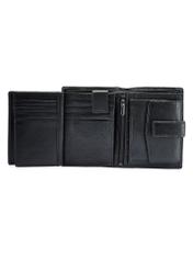 Black leather men's wallet PORMS-0650-99(W25)