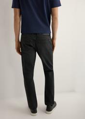 Men's black jeans JEAMT-0022-99(Z25), product view from the back on the model, half of the silhouette visible.