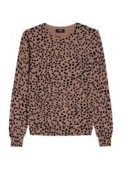Women's cotton sweater SWEDT-0248-86(Z25), front product view on white background.