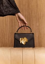 Black small women's handbag with decoration TORES-1393-99(Z26)