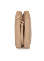 Beige women's handbag with monogram TOREC-0522B-82(Z23)-03