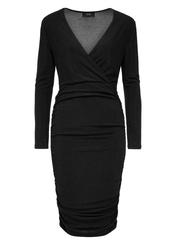 Black classy women's dress SUKDT-0211-99(Z24)