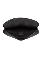Black women's laptop bag TOREN-0344-99(W26), product view inside on white background.