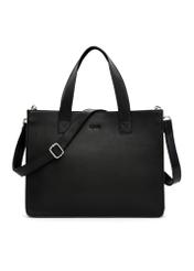 Large black leather handbag for women TORES-1084-99(W25)-01