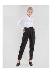 Eleganckie grafitowe spodnie damskie SPODT-0050-96(Z20)-02