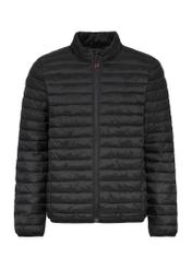 Black men's transitional jacket KURMT-0382-99(Z25) - front product view on white background.