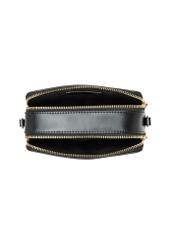 Black small women's handbag TOREC-1126-99(W26), product view from above on a white background.