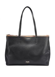 Black large women's handbag TOREC-1054-99(Z25), product view front on white background.