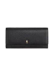 Large black leather wallet for women PORES-0893-99(Z23)-01