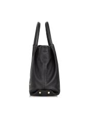 Women's black leather handbag TORES-1007-99(W24)-03