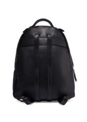Black women's backpack TOREC-1253-9I(Z26) - product view from the back, on a white background.