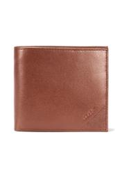 Brown leather men's wallet PORMS-0636-88(W25)