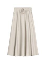 Beige midi skirt SPCDT-0125-1A(W26)