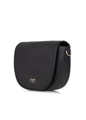 Black leather women's postbag TORES-0994-99(W24)-02