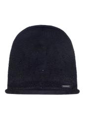 Women's black winter hat CZADT-0168-99(Z24)