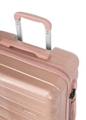 Medium suitcase on wheels WALPC-0015-5B-24(W26), close-up of the product handle on a white background.