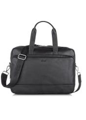 Capacious men's leather bag TORMS-0020A-99(W24)-01