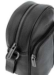 Black leather men's bag TORMS-0454-99(W25)-06