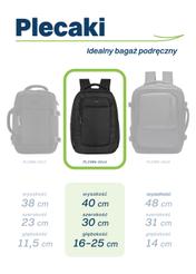 Dark beige airplane backpack PLCMN-0014-1C(W26)
