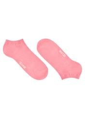 Women's short light pink socks SKADT-0053B-5A(W26), side product view on white background.